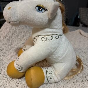 Build-A-Bear White and Gold Plush Toy